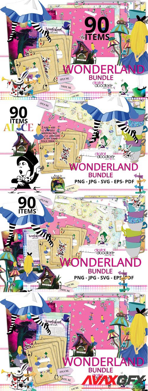 Wonderland Bundle - 112579 (Alice in Wonderland)