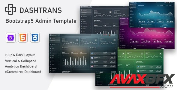 CodeCanyon - Dashtrans v1.0 - Bootstrap5 Admin Template - 31289526