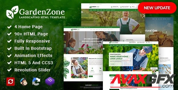 ThemeForest - GardenZone v2.3 - Agriculture, Gardening & Landscaping Responsive HTML Template - 19306685