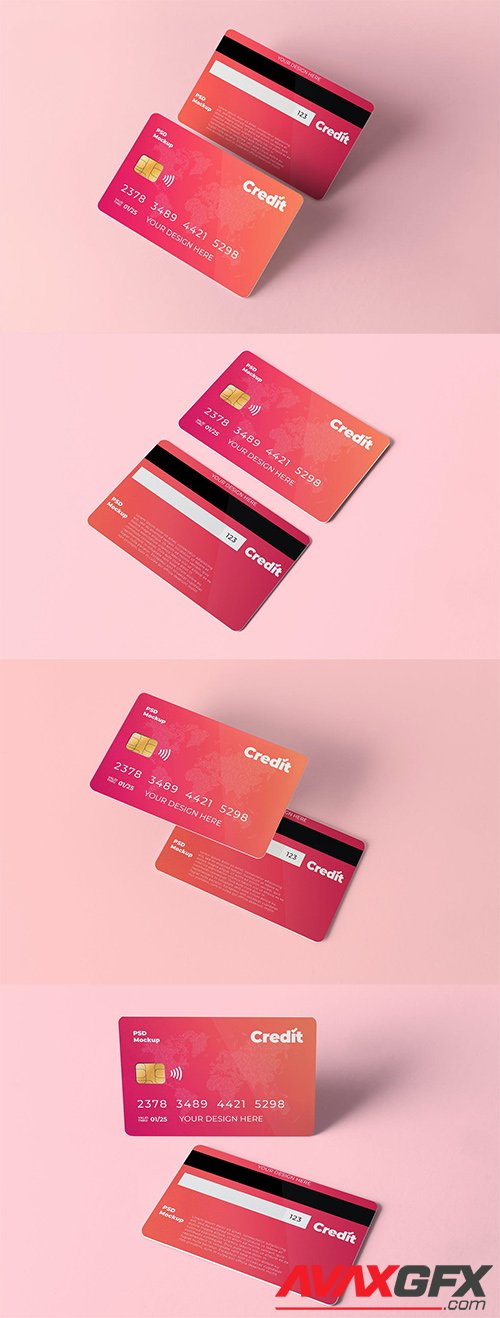 Credit Card Mockup JQBEV2E