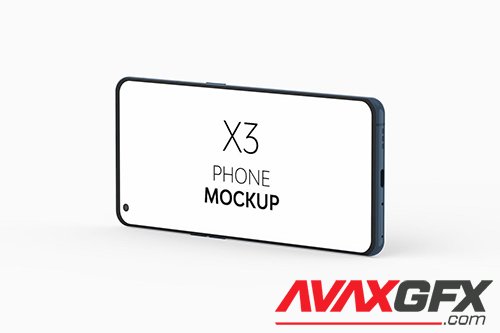 X3 Phone Mockup XYDV6ZV
