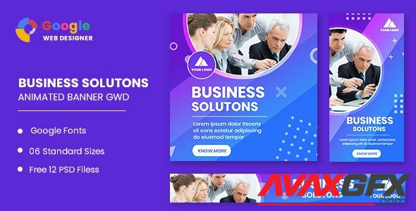 CodeCanyon - Business Solution Animated Banner Google Web Designer v1.0 - 33001931