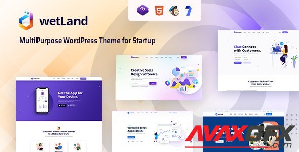 ThemeForest - Wetland v1.0.2 - MultiPurpose WordPress Theme for Startup - 32351676