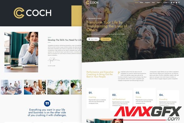 ThemeForest - Coch v1.0.0 - Business Coach Elementor Template Kit - 32973406