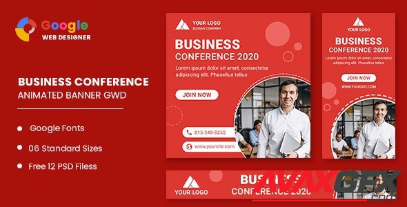CodeCanyon - Business Conference Animated Banner Google Web Designer v1.0 - 33030485