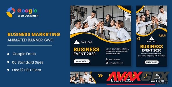 CodeCanyon - Business Event Animated Banner Google Web Designer v1.0 - 33030497