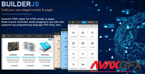 CodeCanyon - BuilderJS v4.0.6 - HTML Email & Page Builder - 27146783