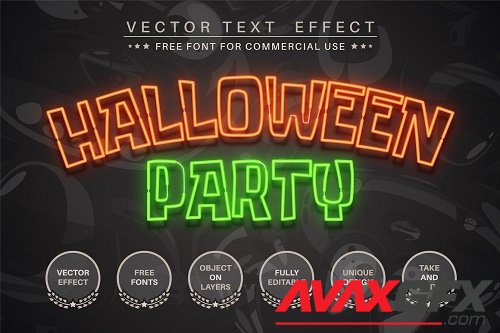 Halloween - editable text effect - 6293720