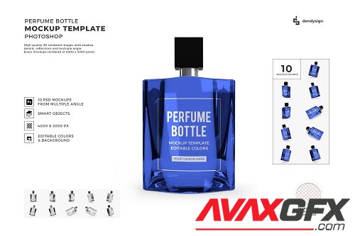 Perfume Bottle Mockup Template Bundle - 1463550
