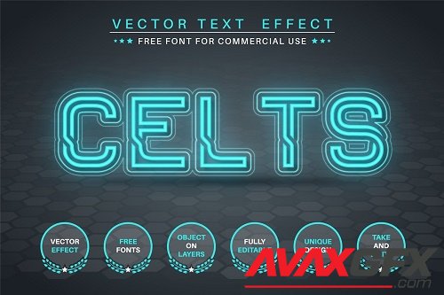 Celts - editable text effect - 6298235