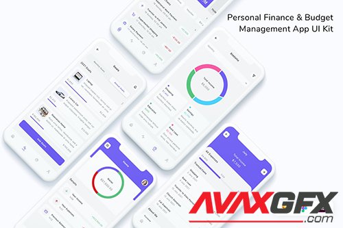 Personal Finance & Budget Management App UI Kit