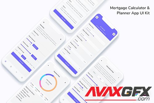 Mortgage Calculator & Planner App UI Kit