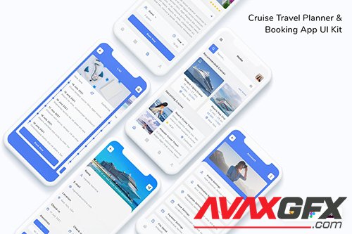 Cruise Travel Planner & Booking App UI Kit