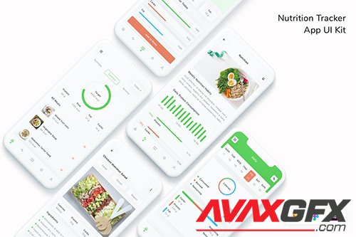 Nutrition Tracker App UI Kit