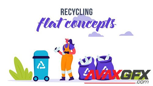 Recycling - Flat Concept 33032375
