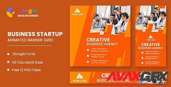 CodeCanyon - Business Startup Animated Banner Google Web Designer v1.0 - 33072668