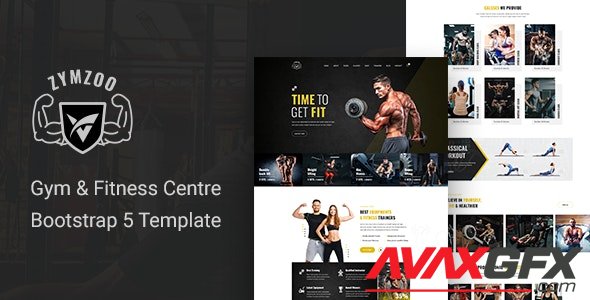 ThemeForest - Zymzoo v1.0 - Gym & Fitness Centre Bootstrap 5 Template - 32726533