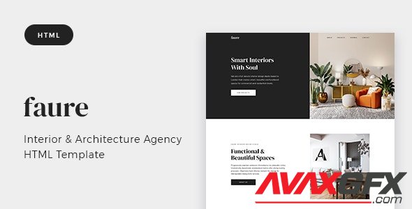 ThemeForest - Faure v1.0 - Interior & Architecture Agency HTML Template (Update: 11 July 21) - 25183613