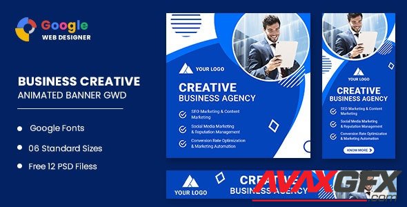 CodeCanyon - Multipurpose Business Animated Banner Google Web Designer v1.0 - 33042333