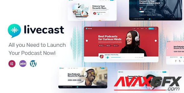 ThemeForest - Livecast v1.0.3 - Podcast Theme - 32026625