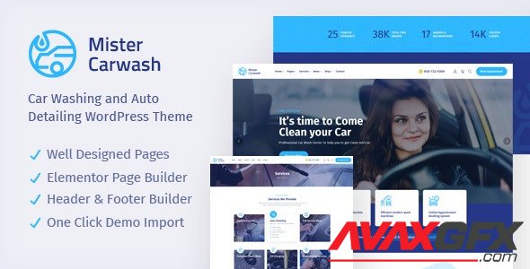 ThemeForest - Mister v1.0.0 - Car Wash WordPress Theme - 31348551