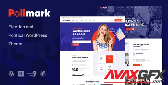 ThemeForest - Polimark v1.0.0 - Election & Political WordPress Theme - 32265231