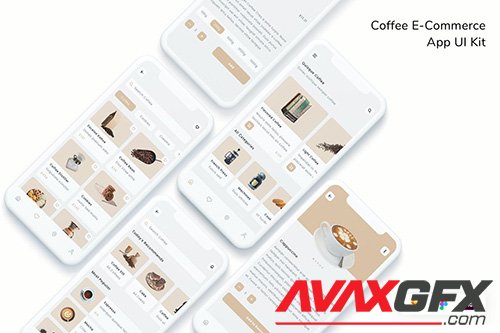 Coffee E-Commerce App UI Kit