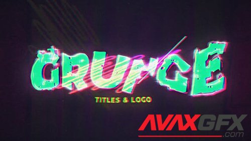Grunge Glitch Intro & Logo 31445517