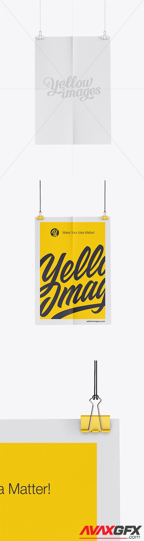 Paper Poster Mockup 18179