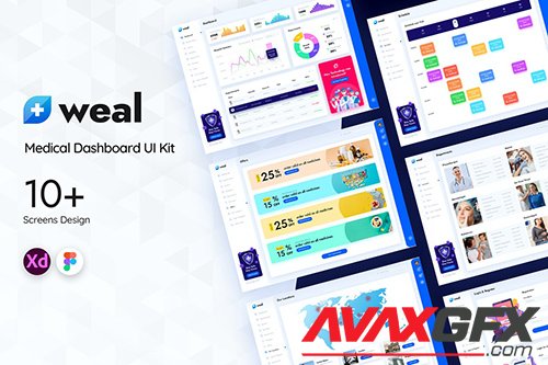 Weal Medical Dashboard UI Kit