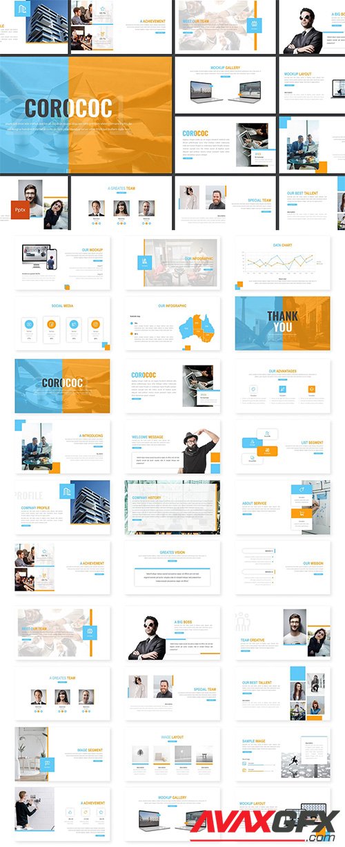 Corococ - Business Powerpoint, Keynote and Google Slides Template