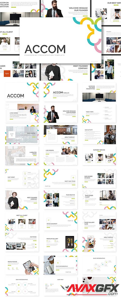 Accom - Busineess Powerpoint, Keynote and Google Slides Template