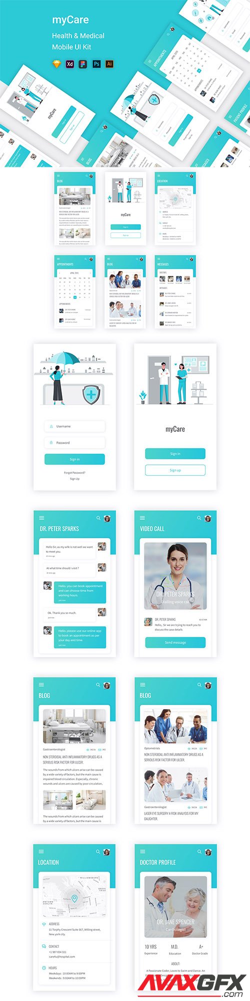 myCare - Health & Medical Mobile App