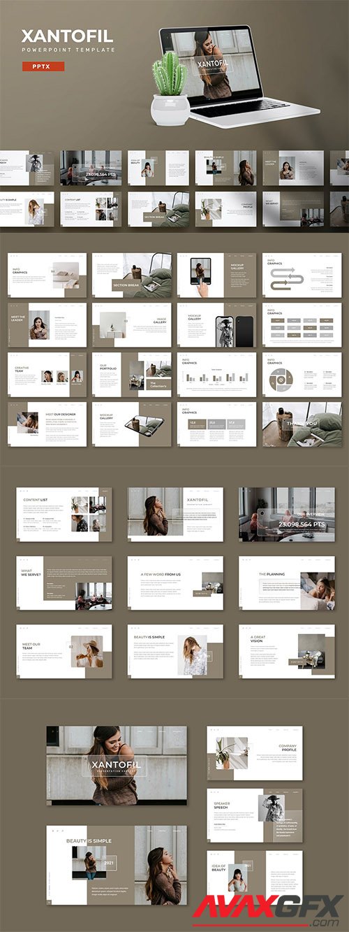 Xantofil - Powerpoint, Keynote and Google Slides Template