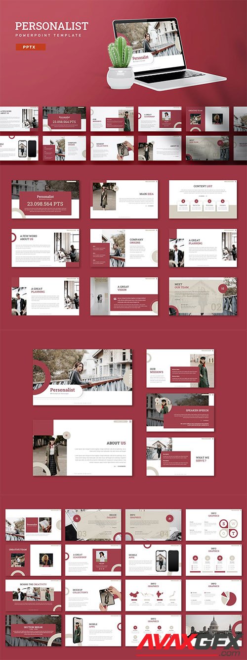 Personalist - Powerpoint, Keynote and Google Slides Template