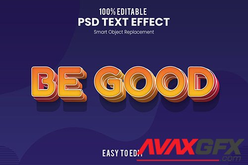 Be Good - Fun 3d Text Effect