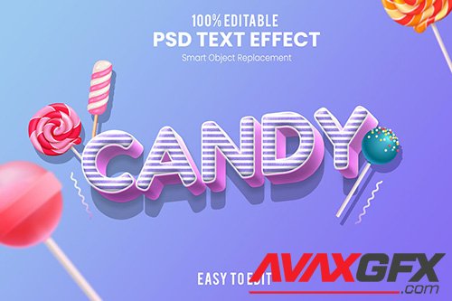 Candy - Fun 3d Text Effect