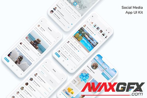 Social Network & Media App UI Kit