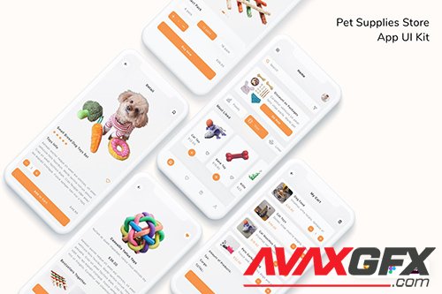 Pet Supplies Store App UI Kit