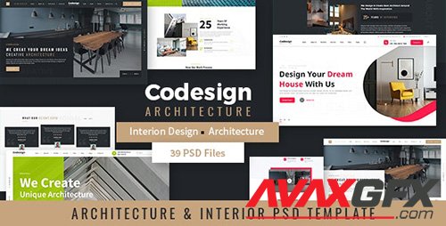 CoDesign - Architecture & Interior PSD Template