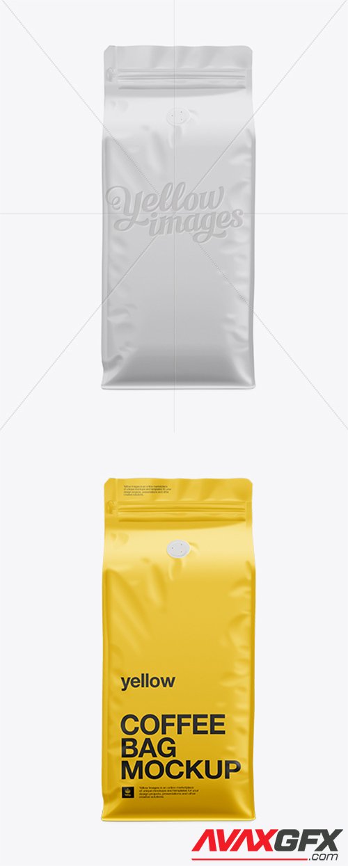 Coffee Bag Mockup / Front View 10982
