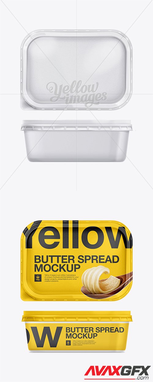 400g Spread Container Mockup 10907