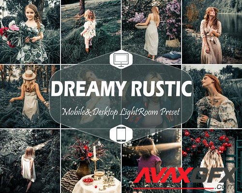 14 Dreamy Rustic Mobile & Desktop Lightroom Presets