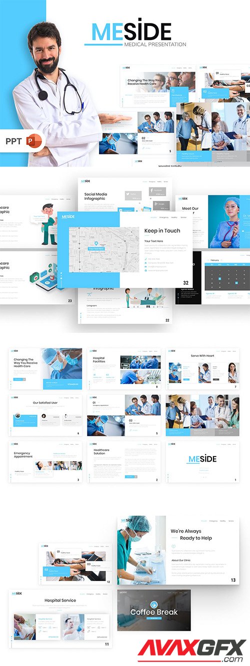 MeSide Medical PowerPoint Template