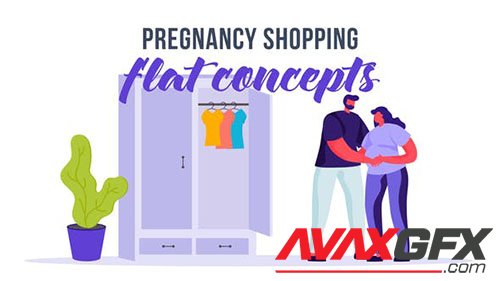 Pregnancy shopping - Flat Concept 33175777