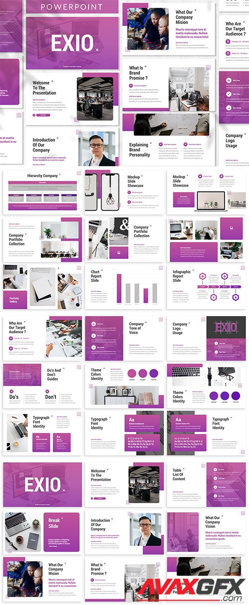 Exio - Creative - Powerpoint, Keynote and Google Slides Template