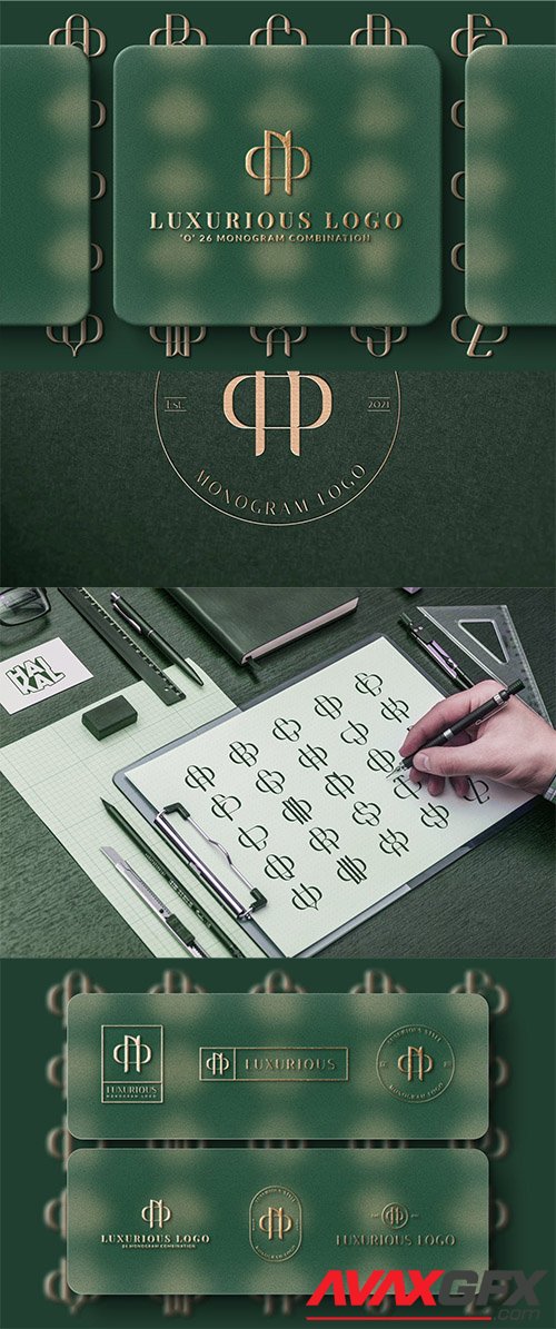 O (A-Z) Monogram Logo Creator Pack Vol.5 YVR92UK