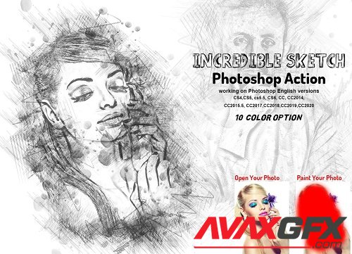 Incredible Sketch PS Art Action - 6135329