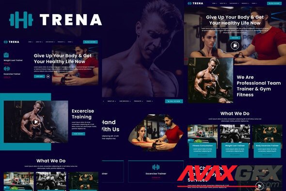 ThemeForest - Trena v1.0.0 - Sport Fitness Trainer Services Elementor Template Kit - 33124327