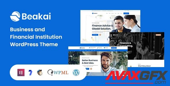 ThemeForest - Beakai v1.0.4 - Multipurpose Business WordPress Theme - 28468095